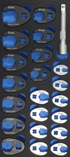 Візок вкладиш, ширина 560 мм, відкриті кришки, 24 шт.