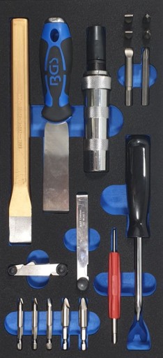 Вкладиш візок ширина 560 мм, викрутки, екстрактори 18 шт.