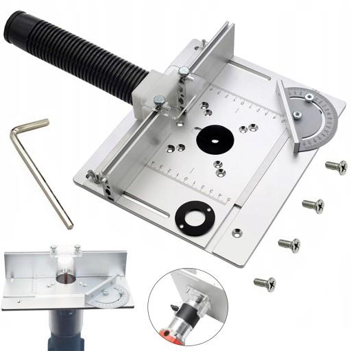 Вставний настільний тример Вставна пластина Настільна пластина для обробки канавок