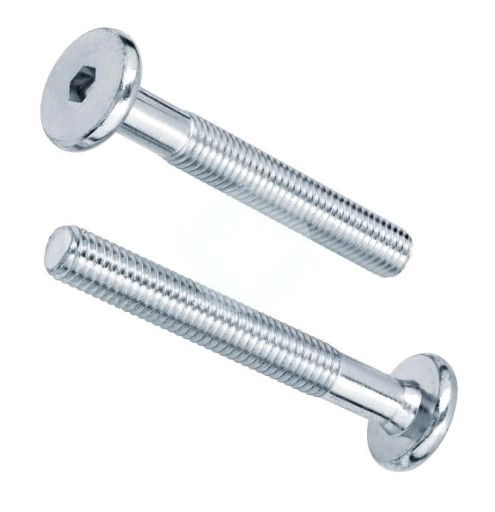 Винт М8х120 Метрический с цилиндрической головкой Ключ шестигранный оцинкованный 50шт.