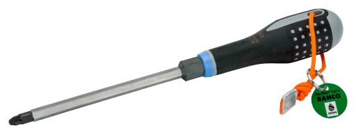 Викрутка ERGO Pozidriv PZ3 150 мм, 6-точкова ручка з кабелем dyneema BAHCO