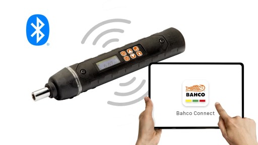 Цифрова викрутка з Bluetooth 0,45 - 9 Нм з додатком Bahco Connect BAHCO