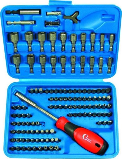 Отвертка с битами Kpl-122элементов