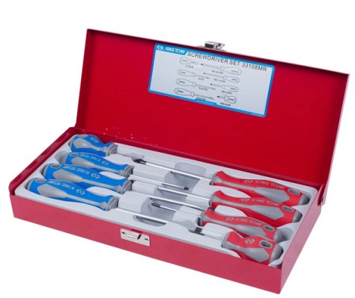 Отвертки отвертки набор 8шт. КОРОЛЬ ТОНИ 33108MR