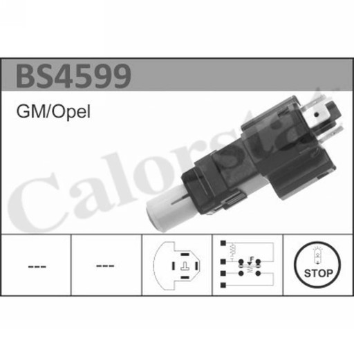 BS4599 VERNET - CALORSTAT от Vernet BS4599 Выключатель света STOP