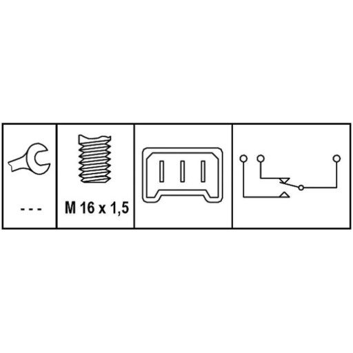 6DD 008 622-631 - HELLA 6DD 008 622-631 Выключатель стоп-сигнала