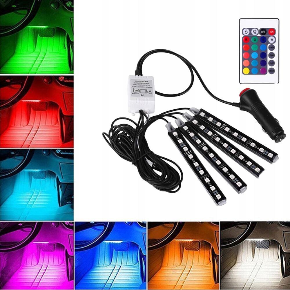 Інтер'єр автомобіля Footwell 36 світлодіодні смуги світла RGB