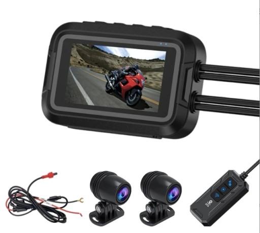 Водонепроницаемый мотоциклетный регистратор спереди и сзади