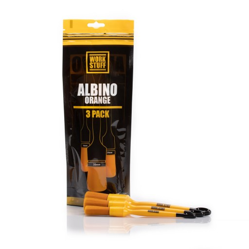 Work Stuff Detailing Brush Albino Orange 3 pack-набір пензлів detailin