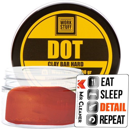 Work Stuff Dot Clay Твердая глина для ногтей 100 г