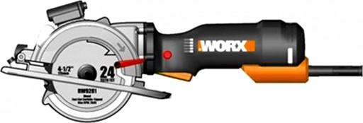 Worx Дисковая пила WORX WX437 800 Вт, полотно 120 мм