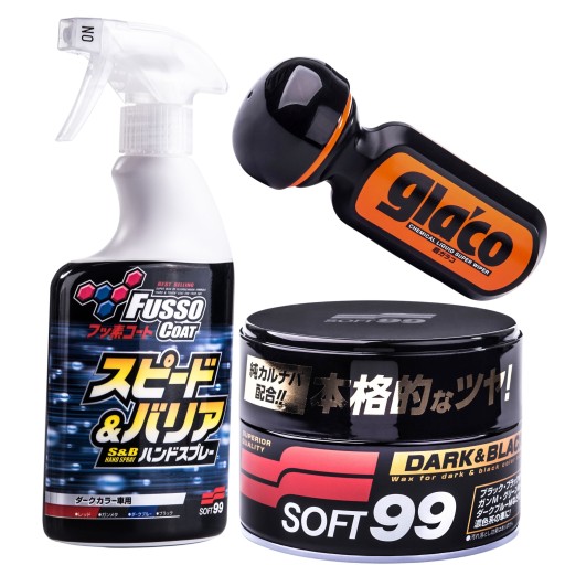 Автомобильный воск Dark & Black Wax Fusso Speed Barrier Ultra Glaco SOFT99