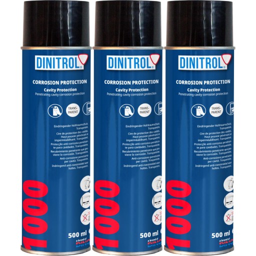 Віск для закритих профілів Dinitrol 1000 Spray 3x