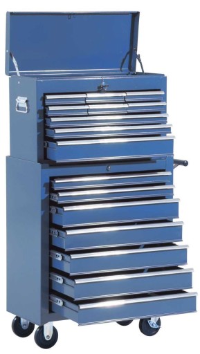 Тележка для инструментов с 16 ящиками RED PAKO GROUP