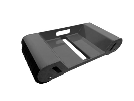 Тележка роликовая для сломанного колеса 2200кг 1W Антрацит 2B