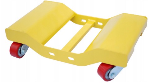 Сервисная тележка 1800 кг с поворотными колесами Желтая мастерская помощи на дороге