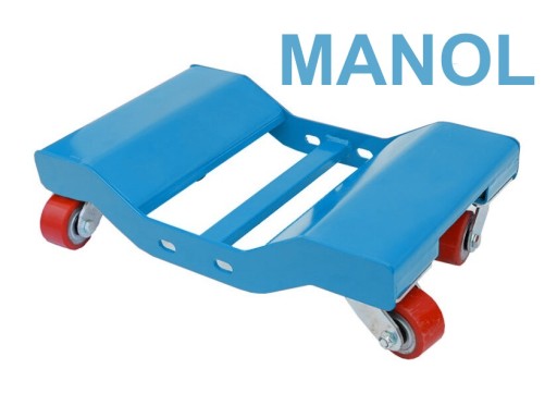 Тележка для обслуживания мастерской с поворотными колесами, синяя, 1800 кг 1-WN1/OBR/N4