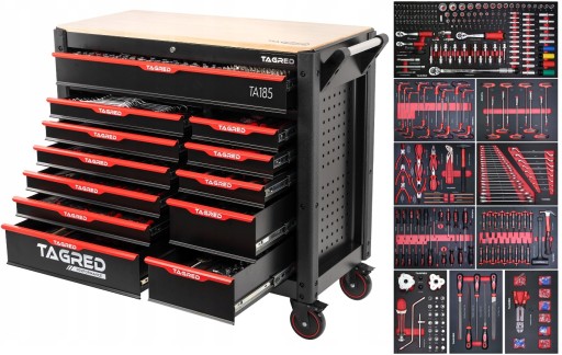 Тележка Шкаф для инструментов, большой, 479 шт. С меткой TA185