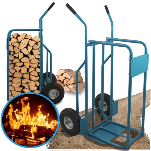 Візок для транспортування деревини вантажопідйомністю 100 кг. Пневматична шина потужної місткості