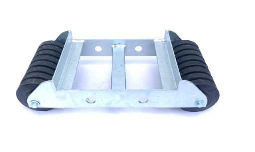 Транспортная тележка с роликом под сломанным колесом 2200 кг -5