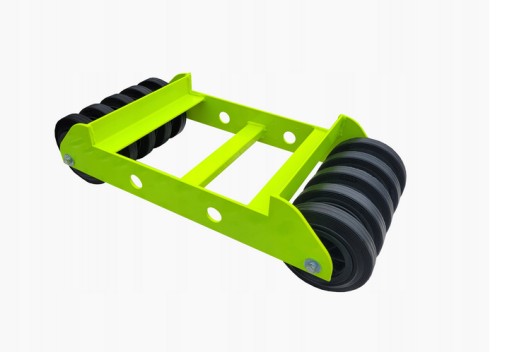 Транспортная тележка для мастерской для доступа к эвакуатору, лайм, 1500 кг, поли/резина