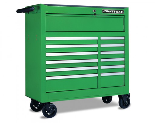 Тележка для инструментов с 13 ящиками 42 дюйма C-13DW42 JONNESWAY STRONG 152 кг