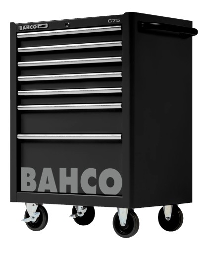 Тележка для инструментов C75, 7 ящиков, 956x501x763 мм, 1475K7BLACK (черный) BAHC