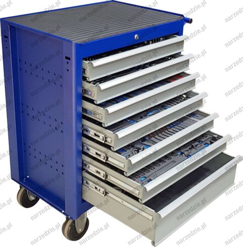 Інструментальний візок з 7 ящиками + 353 інструменти