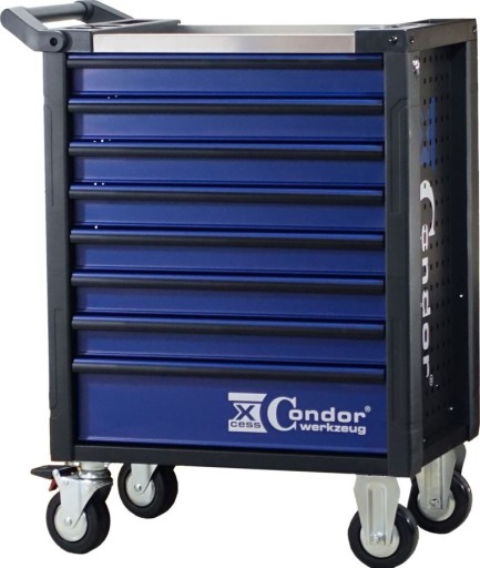 Візок для інструментів з 8 ящиками + 376 інструментів