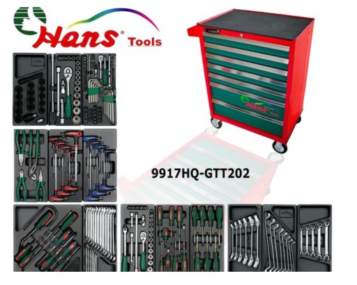 Візок для інструментів з аксесуарами HANS -202 шт.
