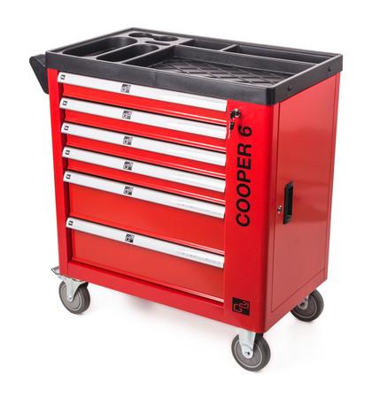 G21 Cooper 6 візок для майстерні, червоний