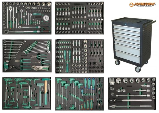 Візок для майстерні JONNESWAY 326 шт. Інструменти EVA