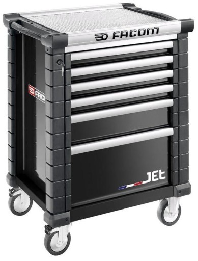 JET.6NM3A Тележка для инструментов Facom - черная - 6 ящиков