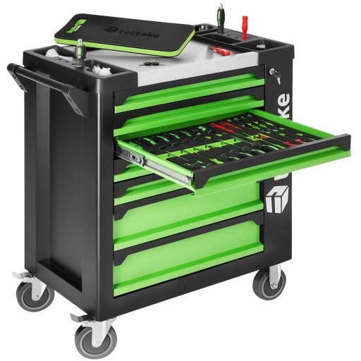 Тележка для мастерской с инструментами, 1599 элементов.