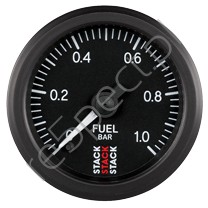 Манометр топливо 52 мм. STACK ST3303 (макс. 0–1 бар)