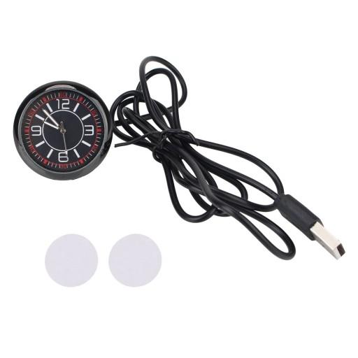 6935461634478 - Покажчик годинник світяться міні-автомобільний Годинник про