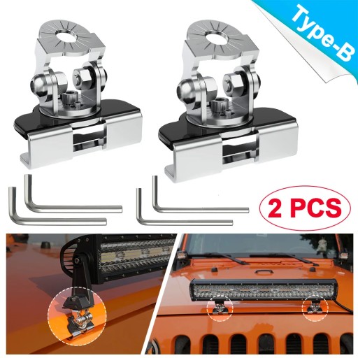 Кронштейн типу B LED подвійний 12V 24V 6 режимів світла