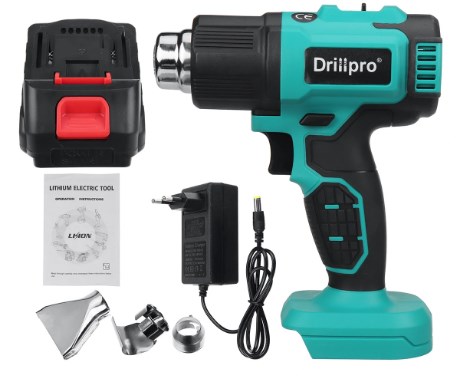 Штепсельная вилка Eletric Hot Air Gun для сварки Drillpro