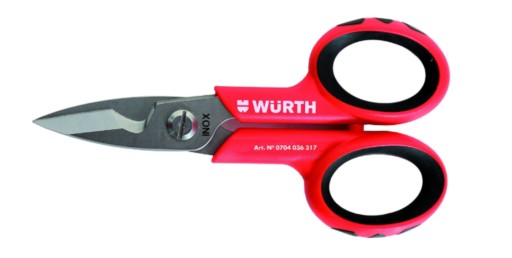 Wurth 0714036317 Ножиці з нержавіючої сталі з стриппером