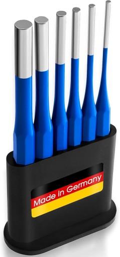 Набор универсальных пуансонов 6 шт. 3, 4, 5, 6, 8, 10 Германия S&R.