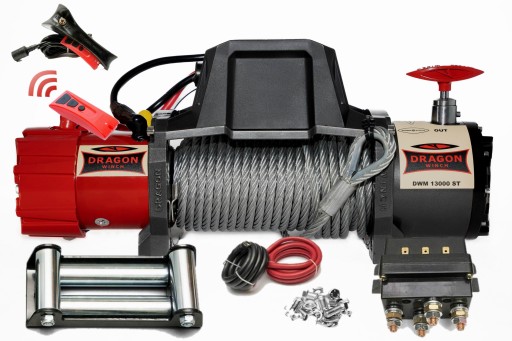 Лебідка DWM 13000 HD ST 6T 12V DRAGON WINCH НОВА МОДЕЛЬ
