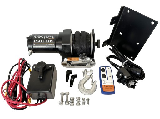 Лебідка ESCAPE 2500ES 1.1T 1134 кг СИНТЕТИЧНА мотузка ПЛУГ / Квадроцикл 2500 фунтів