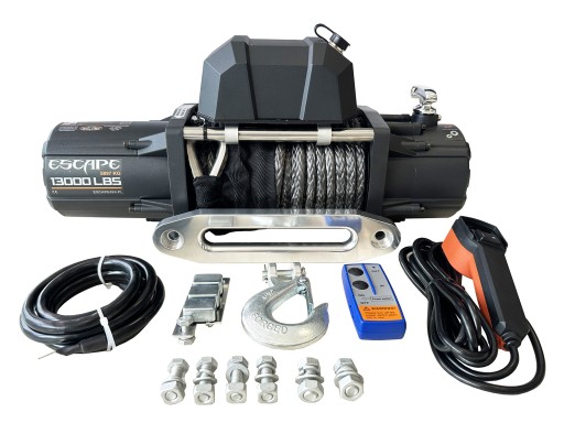 Лебедка Escape 13000ES 5897 кг Синтетический Серый