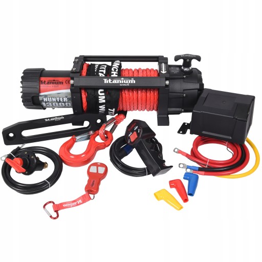 Лебідка HUNTER 13000LBS з синтетичним тросом 4X4