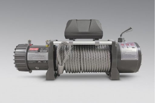 БІЛЬШЕ Лебідка 4X4 ECONO 12000lbs 24V + b/p дистанційне керування