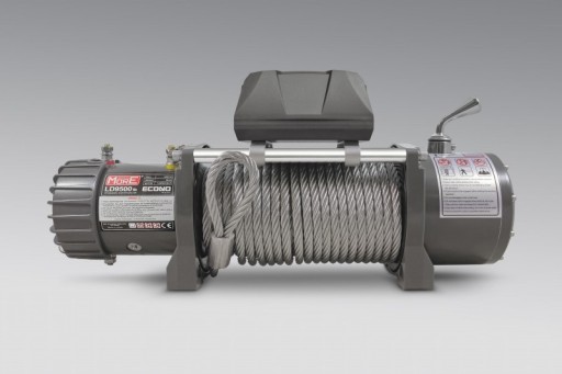 MORE Лебідка 4X4 ECONO 9500lbs 12V, сталевий трос