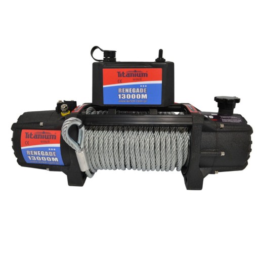 ЛЕБІДКА ТИТАНОВА Лебідка Renegade 13000 M 5900kg 12V LAWETA 4X4