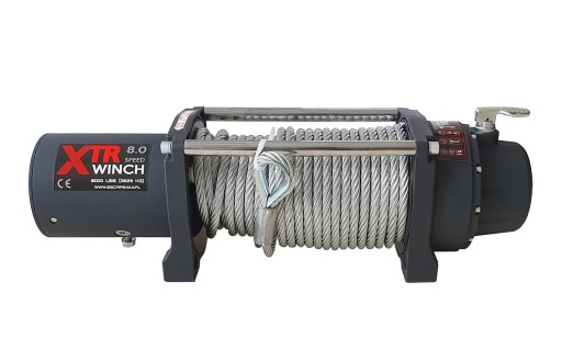 XTR 8000 3600 кг 4x4 Лебедка для бездорожья с тросом 4x4 для бездорожья
