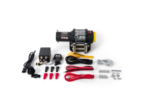 Лебедка электрическая 4000 фунтов 12В для автомобиля QUADA 1814 кг