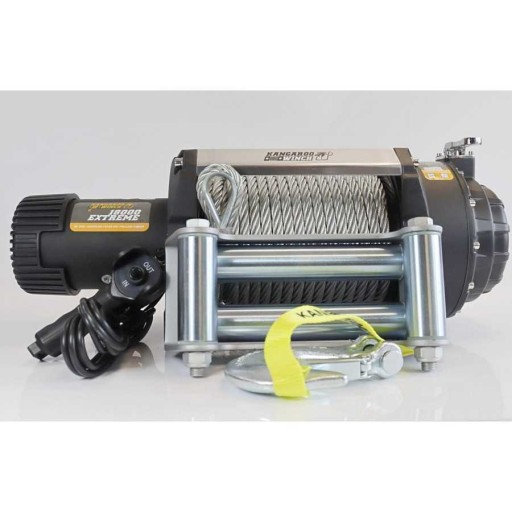 Екстремальна електрична лебідка 24 В, що тягне сталевий трос вагою 8163 кг 18000 фунтів